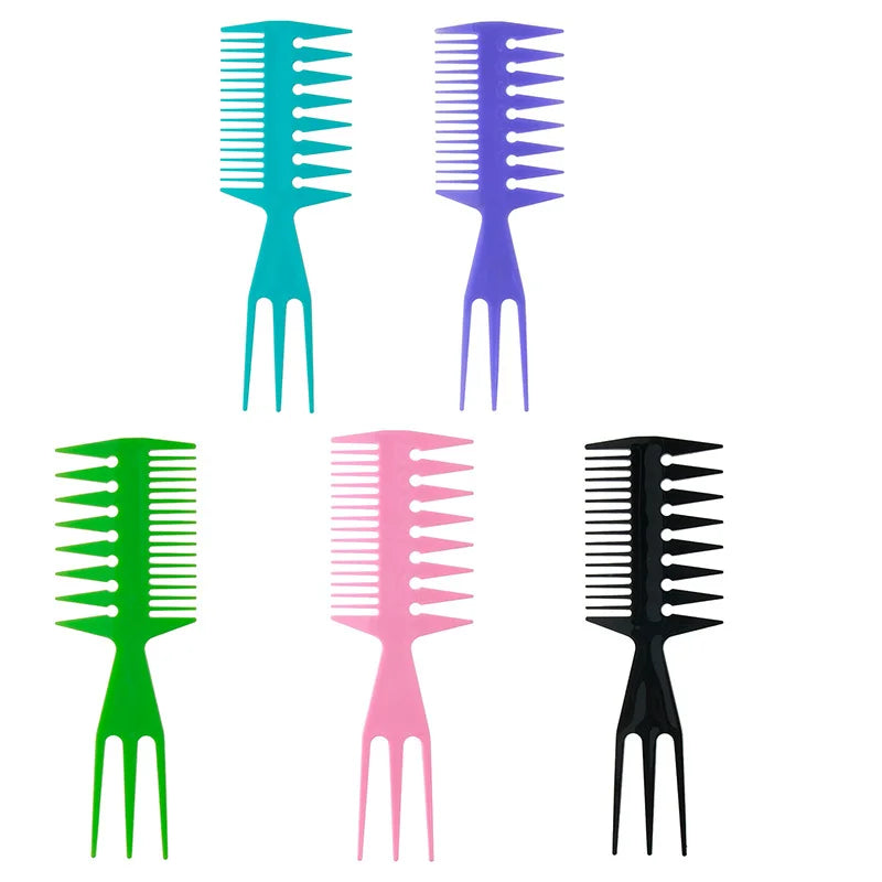 3-In-1 Big Teeth Double Side Tooth Hair Combs for Women Anti-static